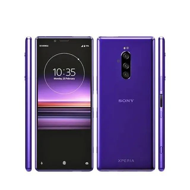 sony xperia 1 64gb 6gb roxo lilas snapdragon855 NFC touch id