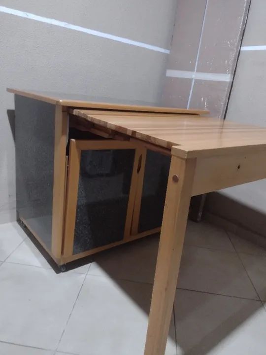 Mesa dobrável, balcão!