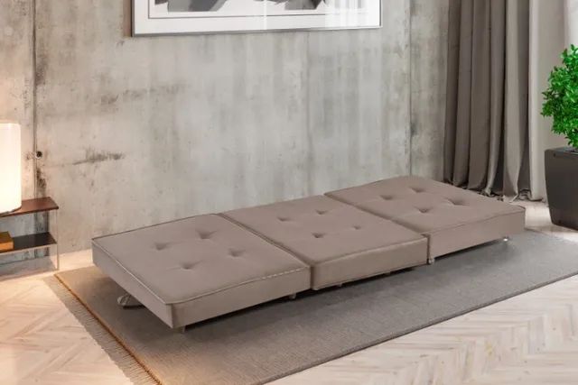 Puff Cama 190 3x62 Veludo - Foto 3