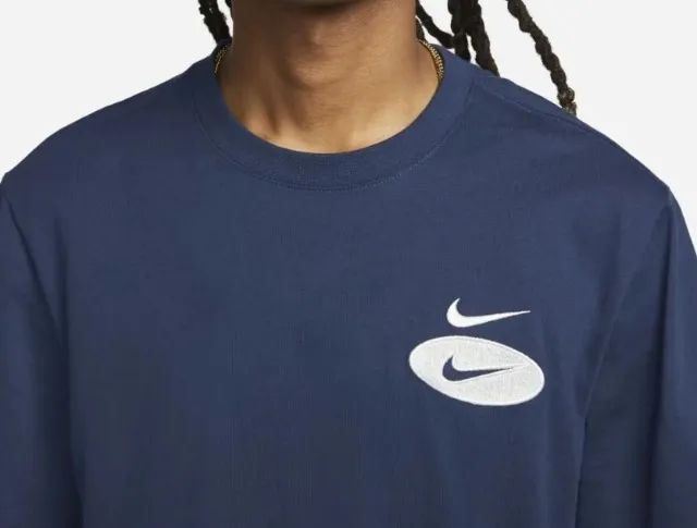Camiseta Nike Sportswear Swoosh League Masculina (DM6341-410