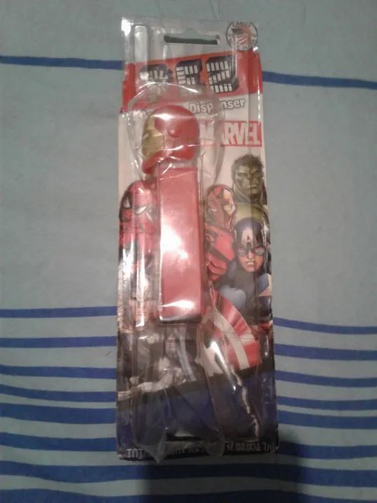 Dispenser Marvel  Pez Homem de Ferro