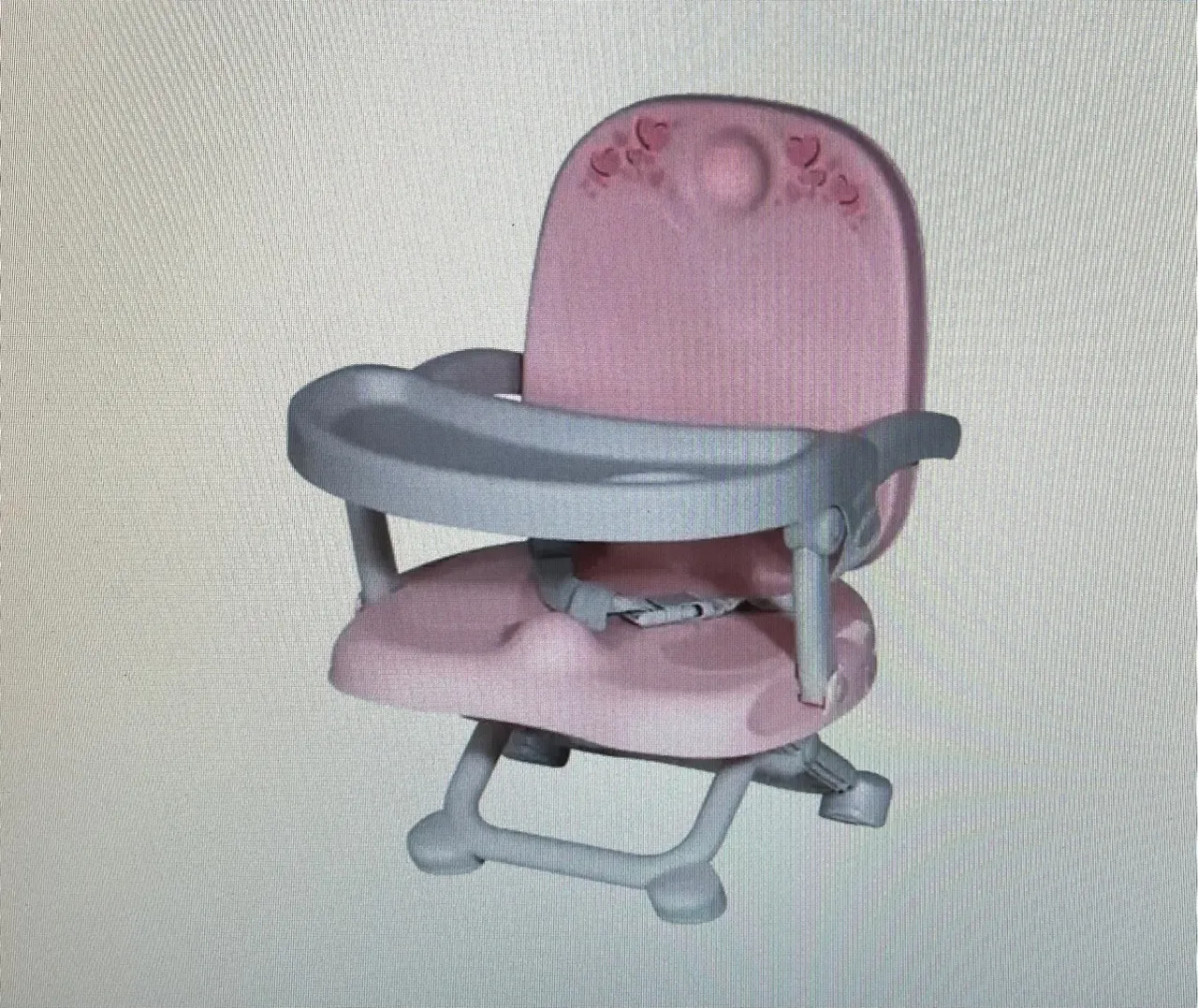 Cadeirinha de Alimentação para Bebê - Rosa