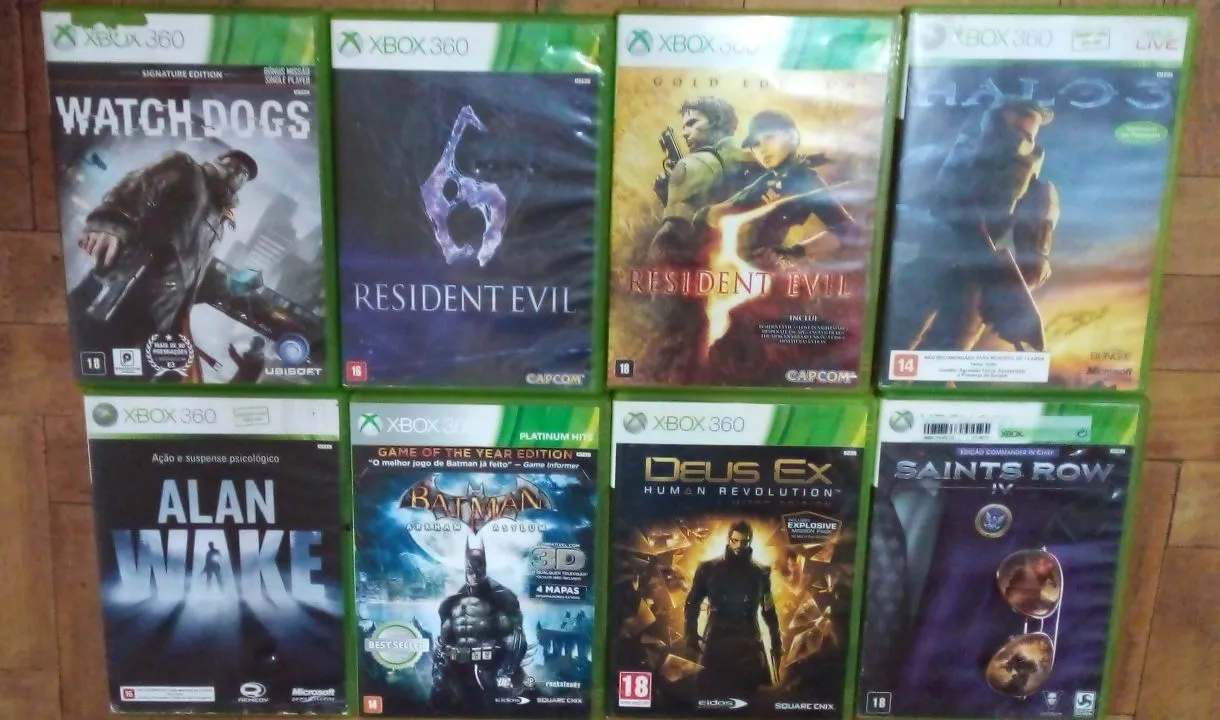 Lote com 14 jogos X Box 360 midia fisica original