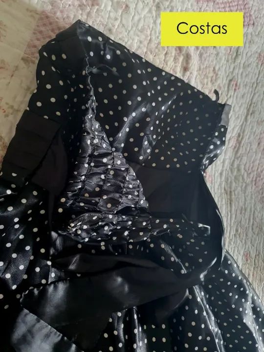 Vestido preto de poá - Foto 4