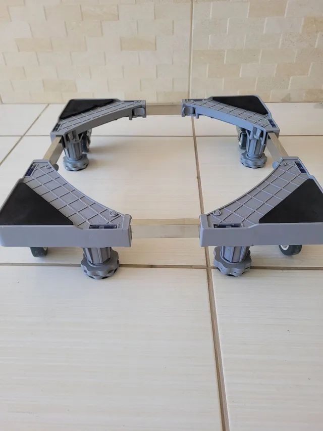 Vendo suporte para maquina de lavar, geladeira  etc - Foto 4
