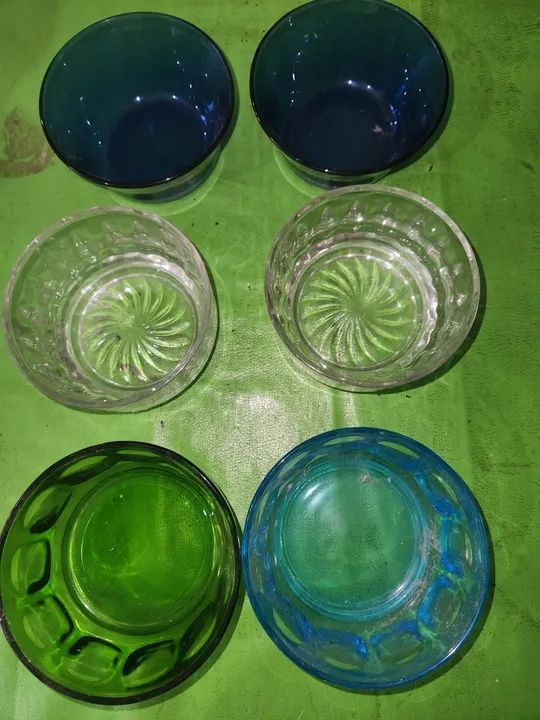  Tigelas de Vidro Colorido - Foto 2