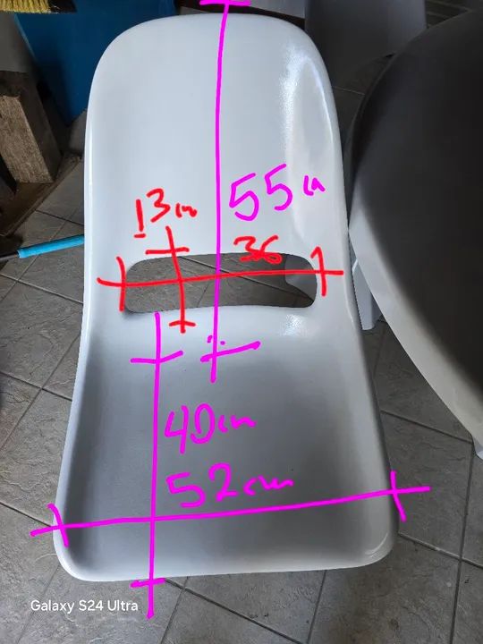 Conjunto mesa e cadeiras de fibra de vidro  - Foto 6