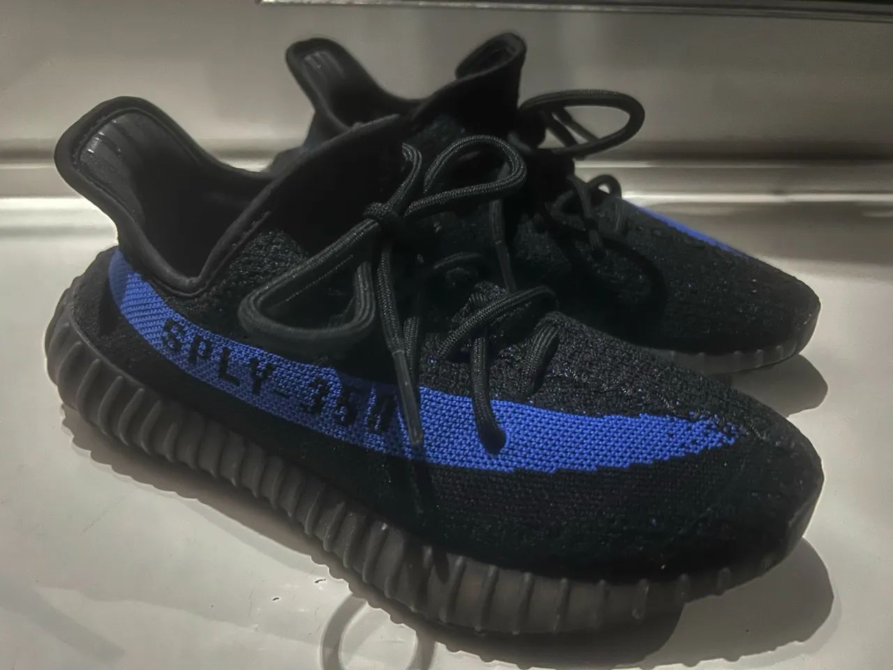 Tênis Adidas Yeezy Boost 350 "Dazzling Blue" TAM36 - Foto 4