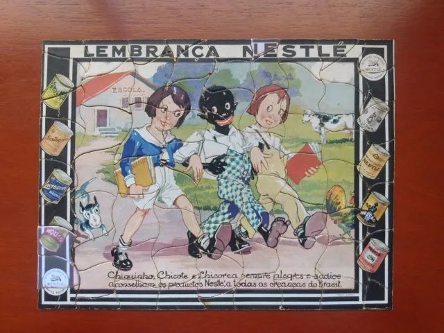 Quebra Cabeça Promocional Da Nestlé Antigo