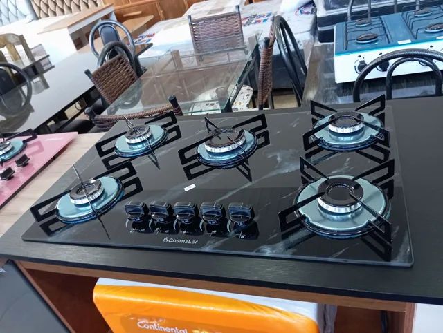 FOGÃO COOKTOP 5 BOCAS NOVO 