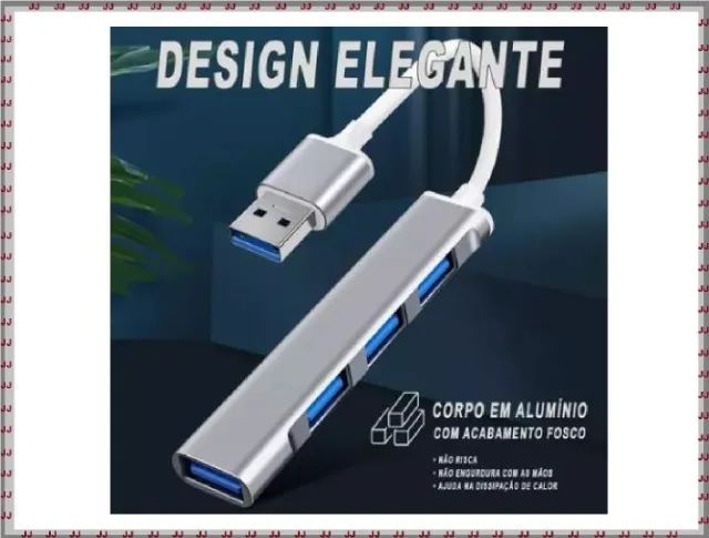 Hub Usb 4 Portas 3,0 - 5 Gbs - Foto 3