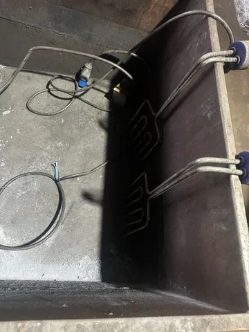 Tanque de aço - 500 litros - com resistencia para aquecer e motor com elice - Foto 2
