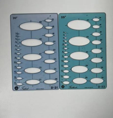 09 Gabaritos de Elipses - Foto 4