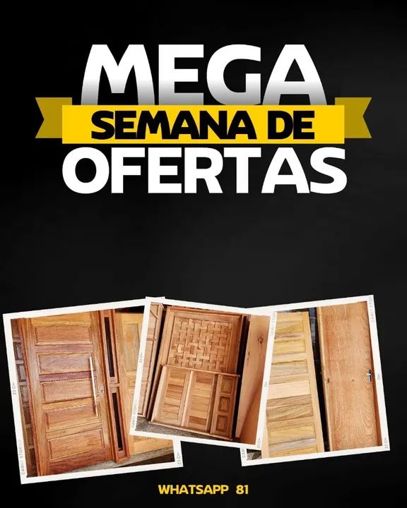 Porta PJ madeira  - Foto 2