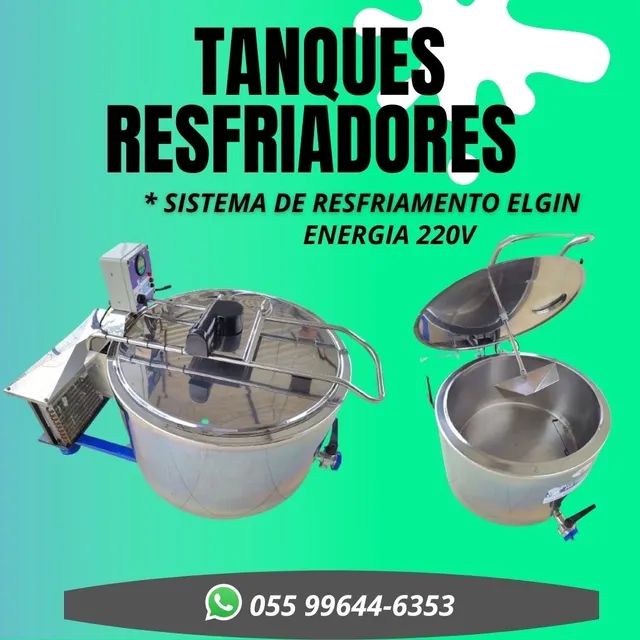 Resfriador de 510 Litros  Leite Tanque 220v Inox Caldas Água - Foto 6