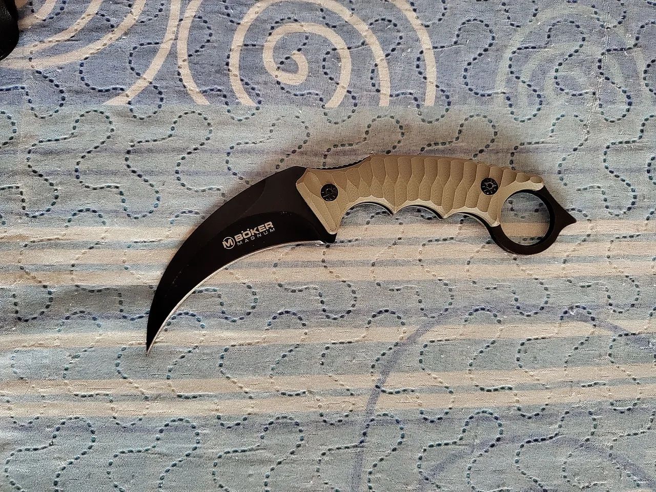 Facas de coleção - kukri k25 espanhola e Karambit by boker alemã  - Foto 2