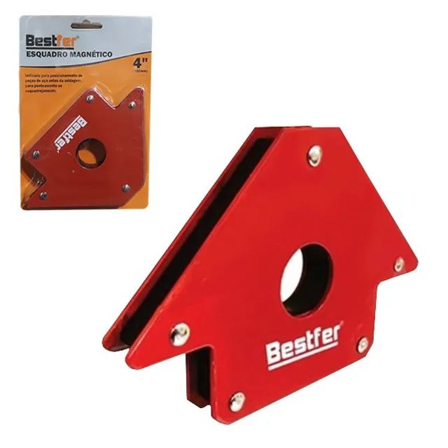 Esquadro Magnético 4? 22kg Soldador Bestfer Bfh1682
