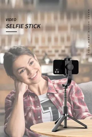 Estabilizador Gimbal Q08 para Celular com Controle Bluetooth - Foto 5