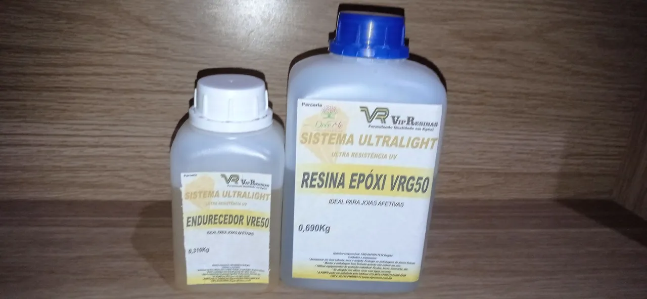 Resina Epóxi VRG50 e Endurecedor VRE50