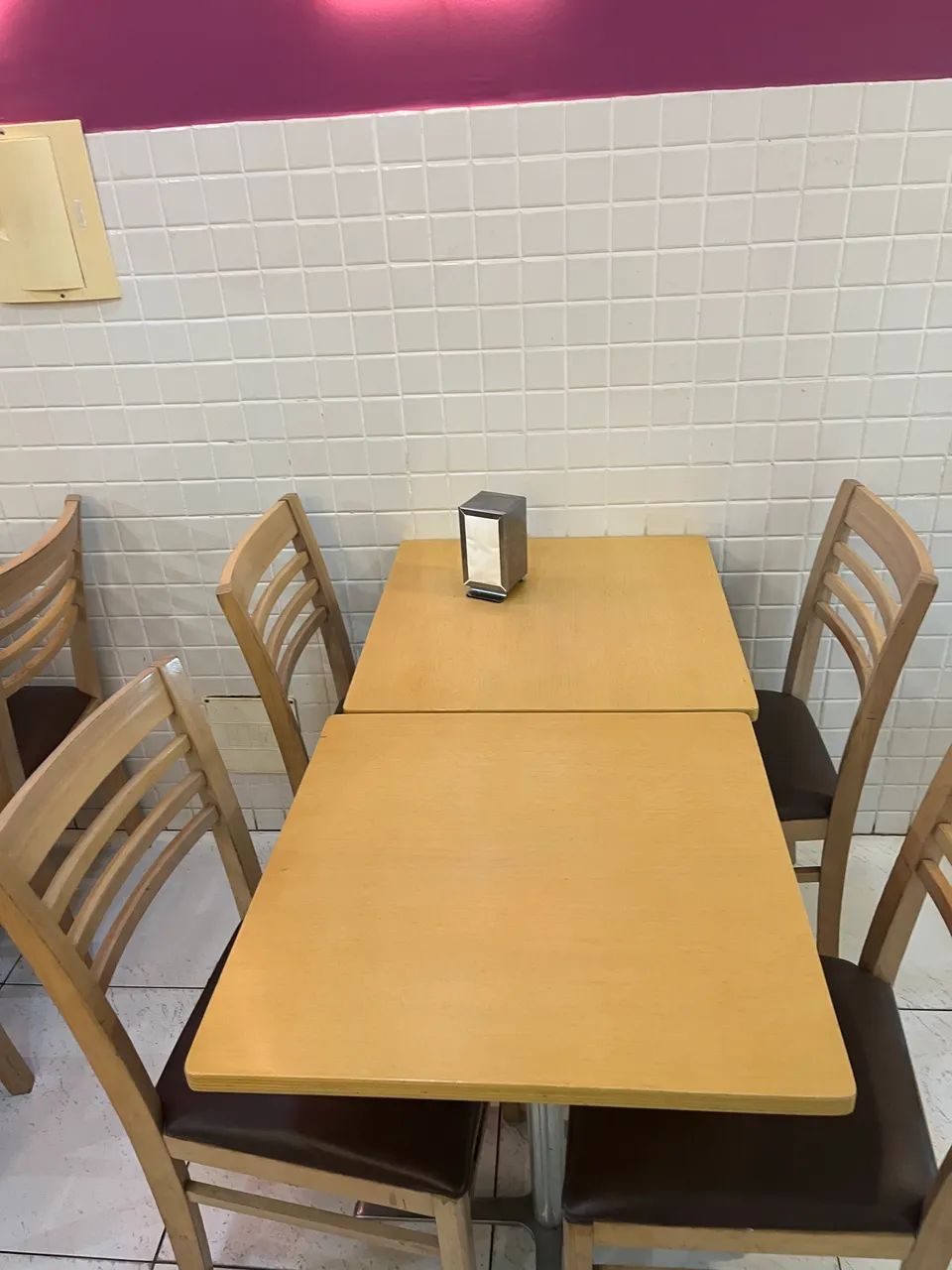 Mesa para comércio : cafeteria, lanchonete, sorveteria 