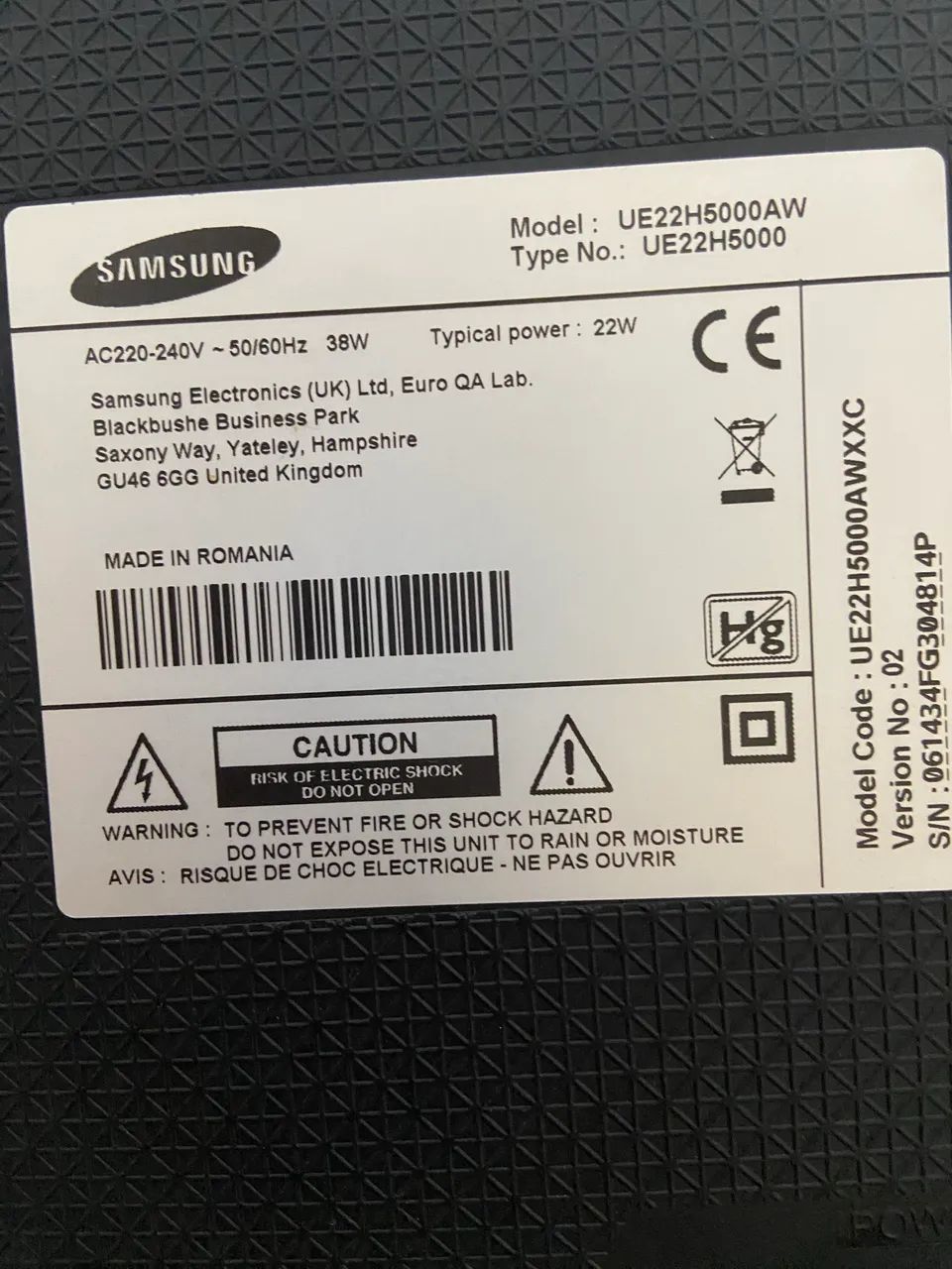 Monitor Samsung 22 polegadas64264608966017121