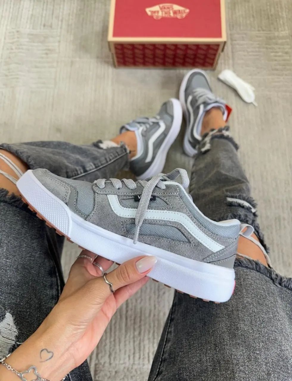 Tênis Vans Ultrarange 3D Cinza Unissex - Foto 3