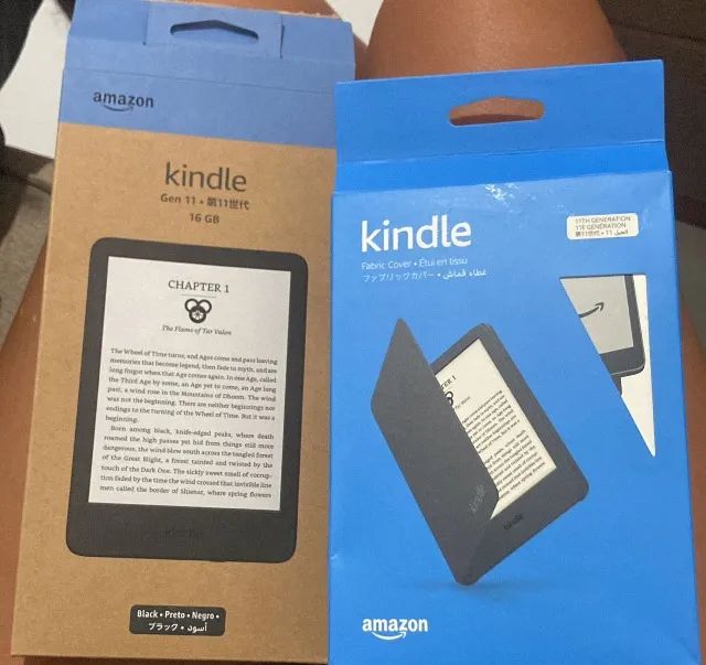 Kindle 11ª geração 16gb preto com capa original - Tablets e E