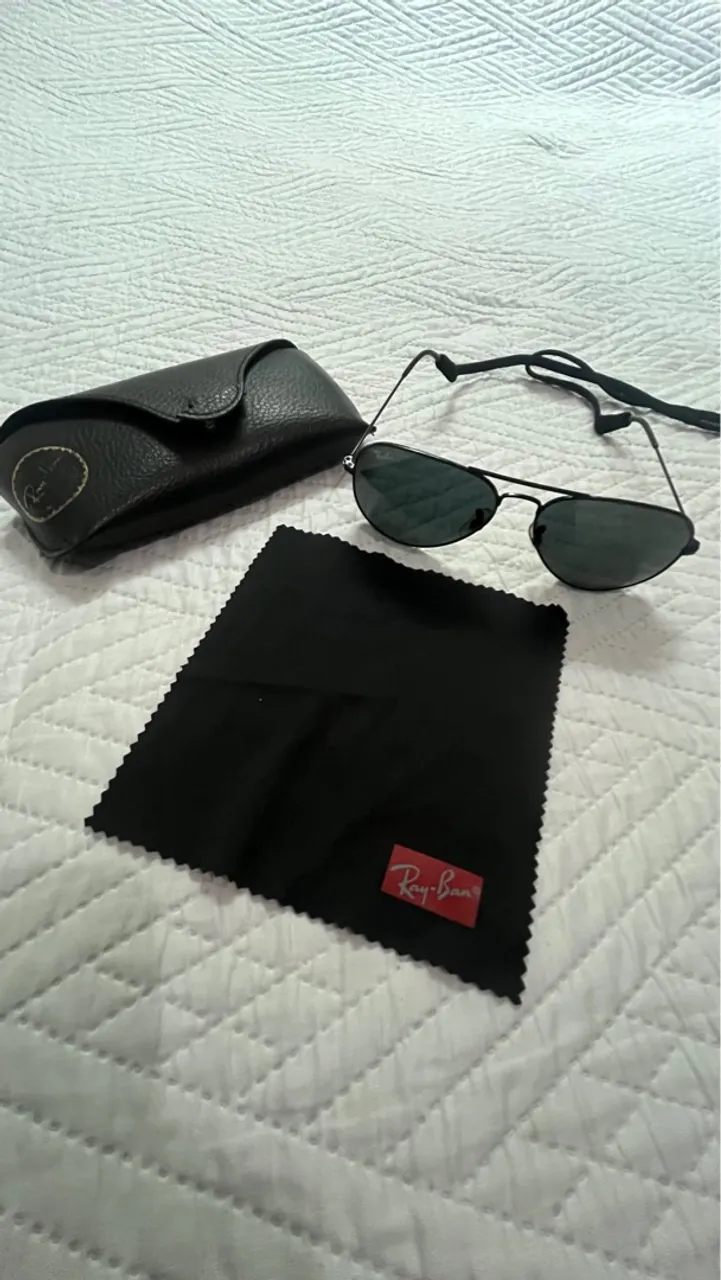 Óculos de Sol Ray-Ban Aviator Preto