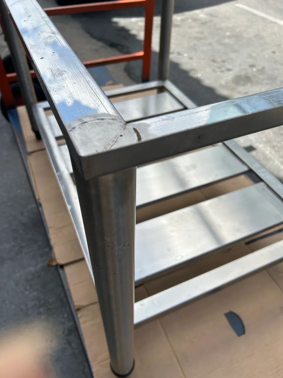 Mesa Inox sem tampo  - Foto 4