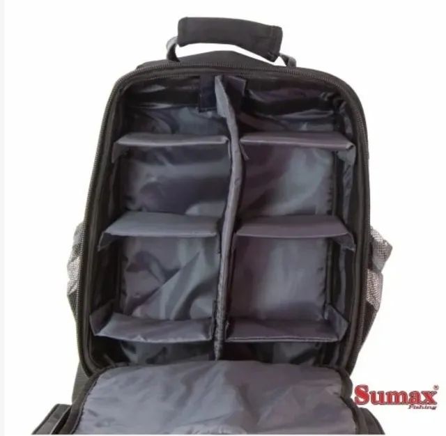Mochila Pesca SUMAX com 3 estojos - Foto 3