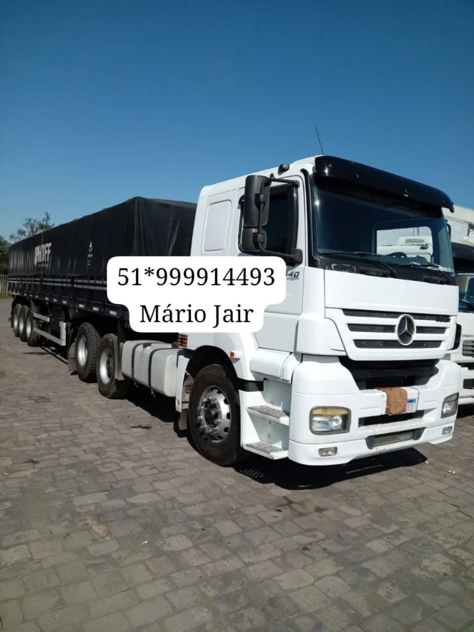 Vendo conjunto - Axor 2540 - Semi-reboque guerra 2013
