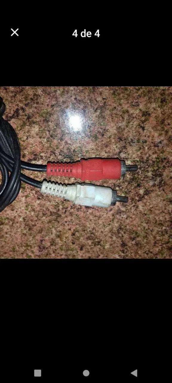 Cabos RCA/P2 para TVs e DVDs. Novos  - Foto 3