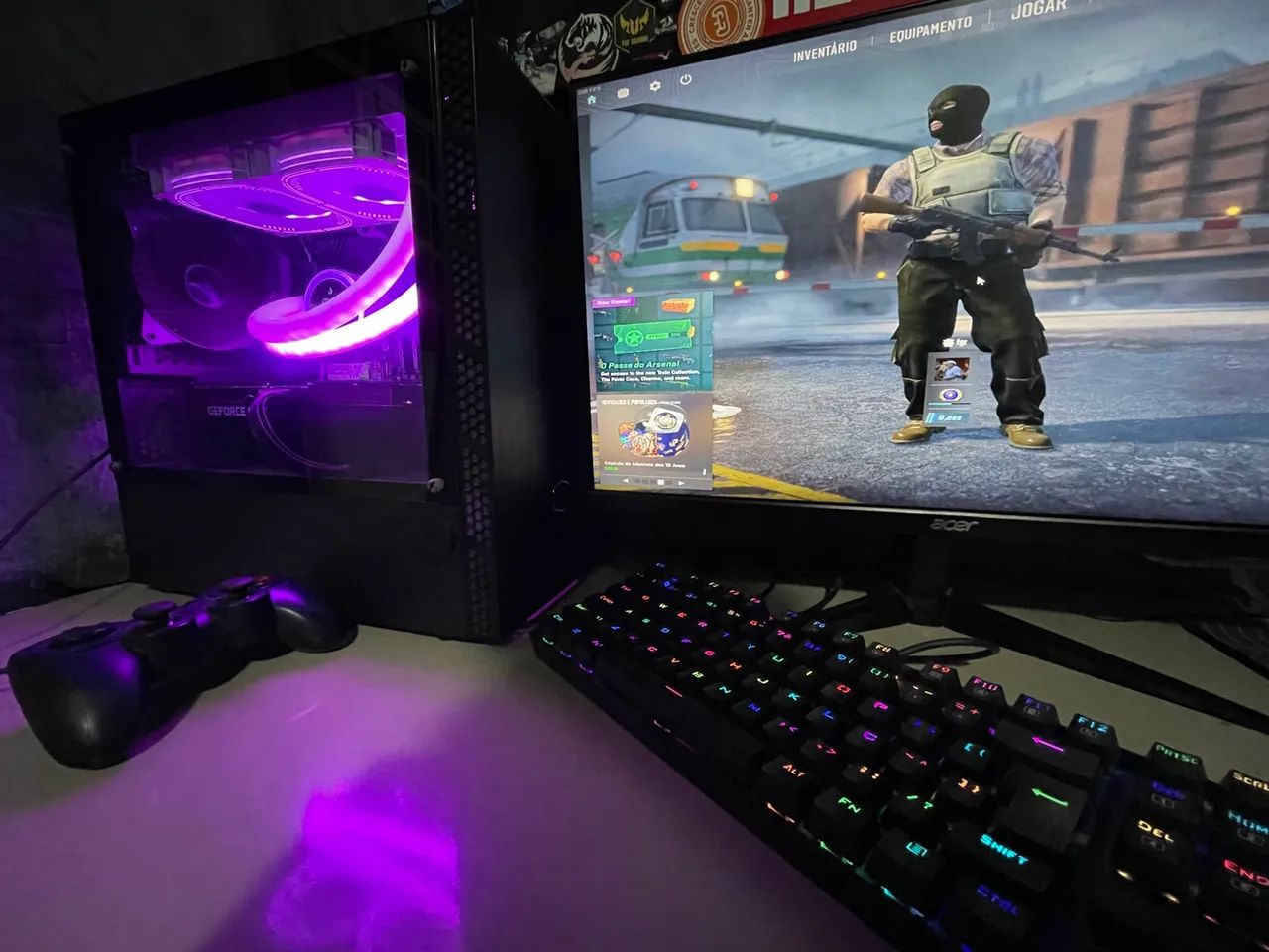 PC Gamer i5 10ª - RTX 3060 + Monitor 165hz