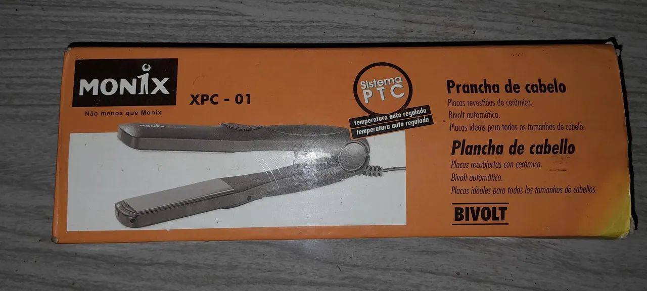 Prancha de cabelo Monix XPC-01 Bivolt - Foto 3