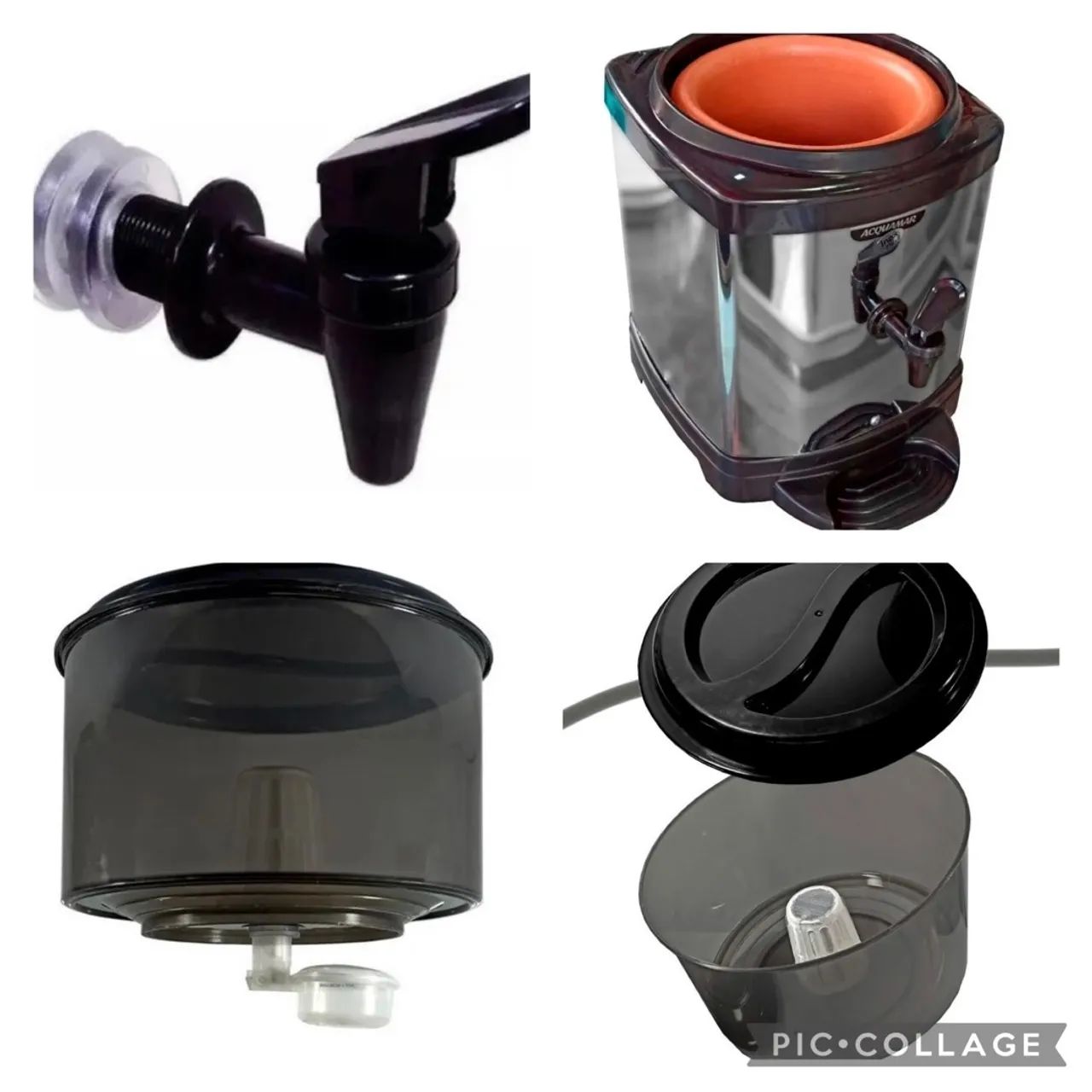 Filtro de água de barro preto  - Foto 5