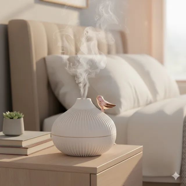 Umidificador De Ar Com Filtro Aromatizador Difusor de Ambiente com LED Novo Loja Coimbra