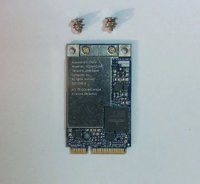 Placa Wifi Do Apple Mac Pro Modelo A1186 + Parafusos
