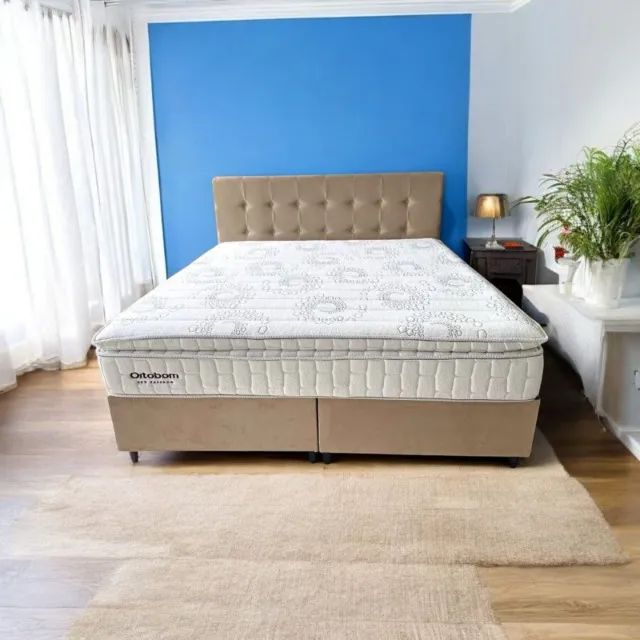CAMA SUPER LUXO QUEEN ORTOBOM NEW FREEDOM