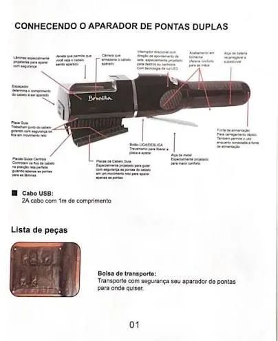 Escova de corte e bordado fazis original  - Foto 2