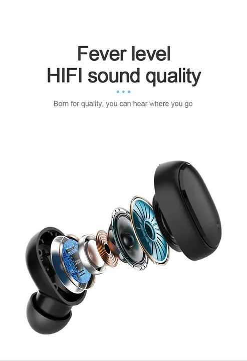 Fone de Ouvido Bluetooth A6S Pro - Novo - Foto 3