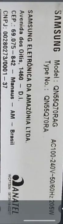 TV Samsung led 55 polegadas TELA QUEBRADA - Foto 4