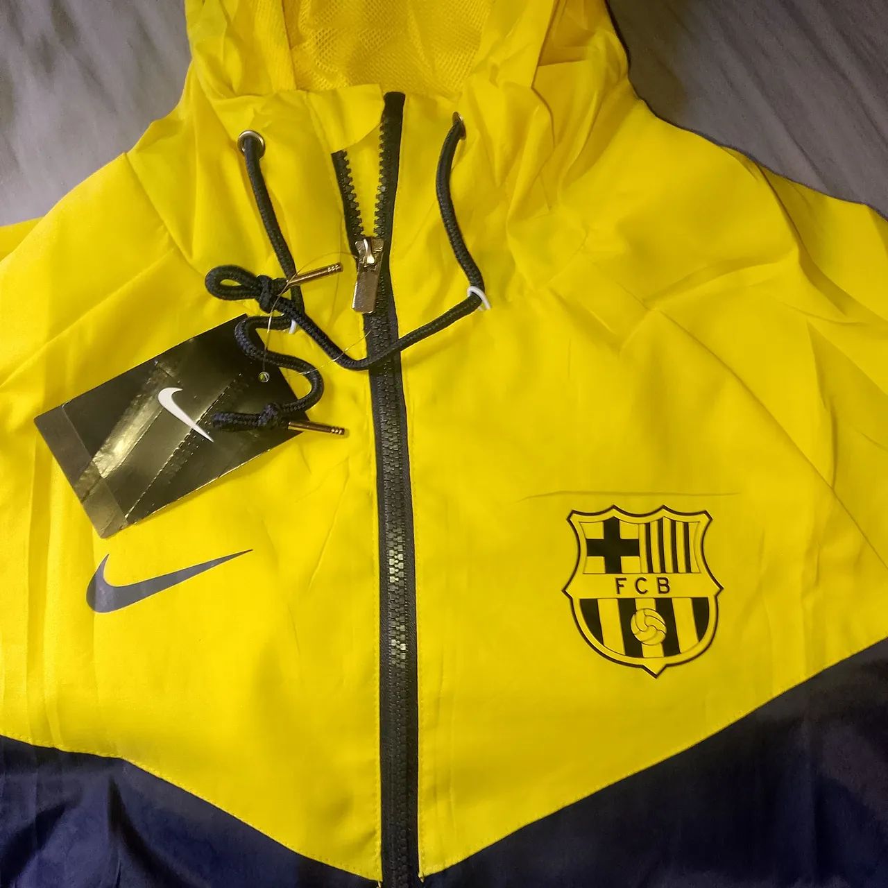 jaqueta corta vento Barcelona Nike (legítimo)