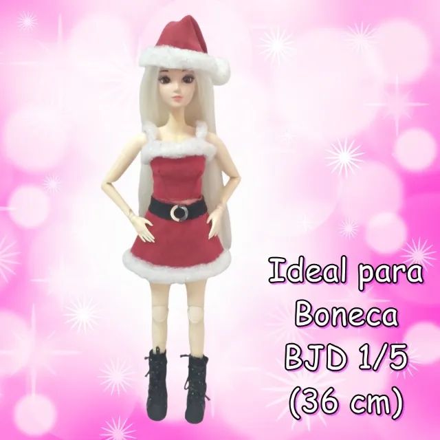 Roupa para boneca BJD 1/5 (36 cm) estilo Natalino