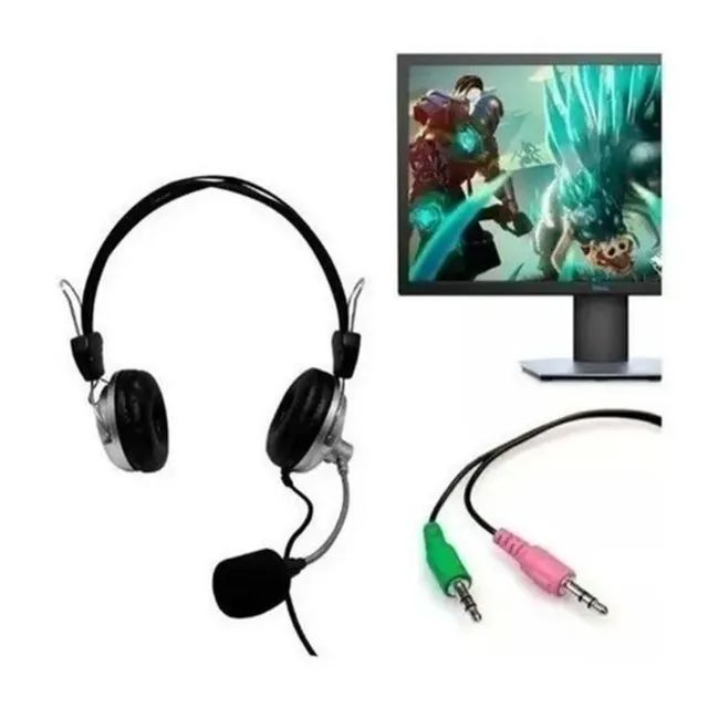 Fone De Ouvido Headset Estéreo Com Microfone - Foto 2