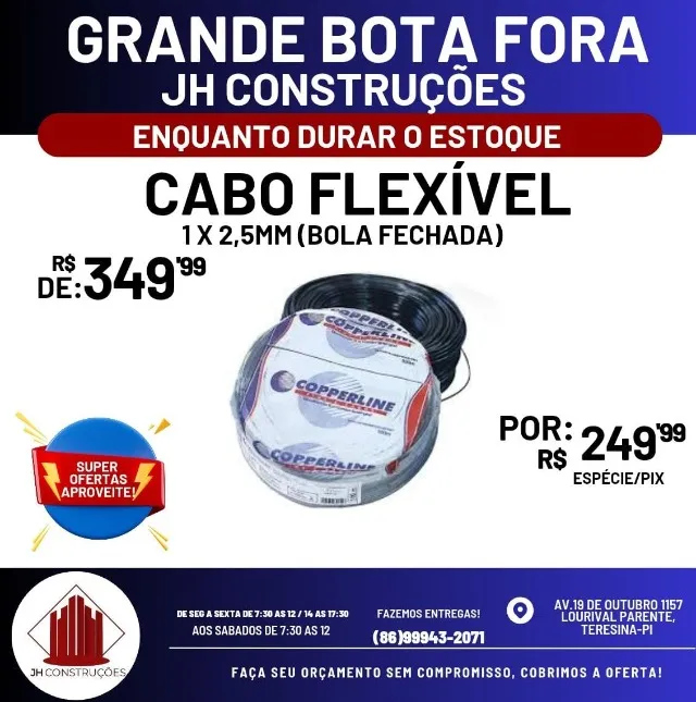 cabo flexível
