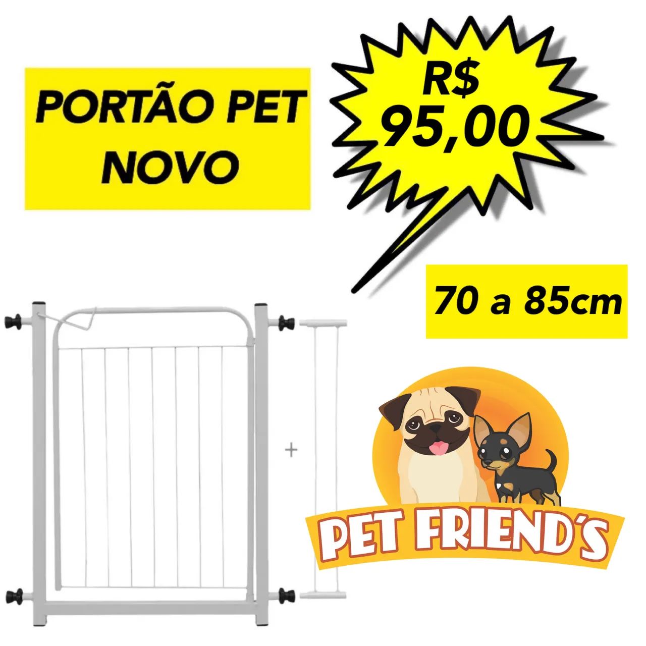 Portão novo pet 