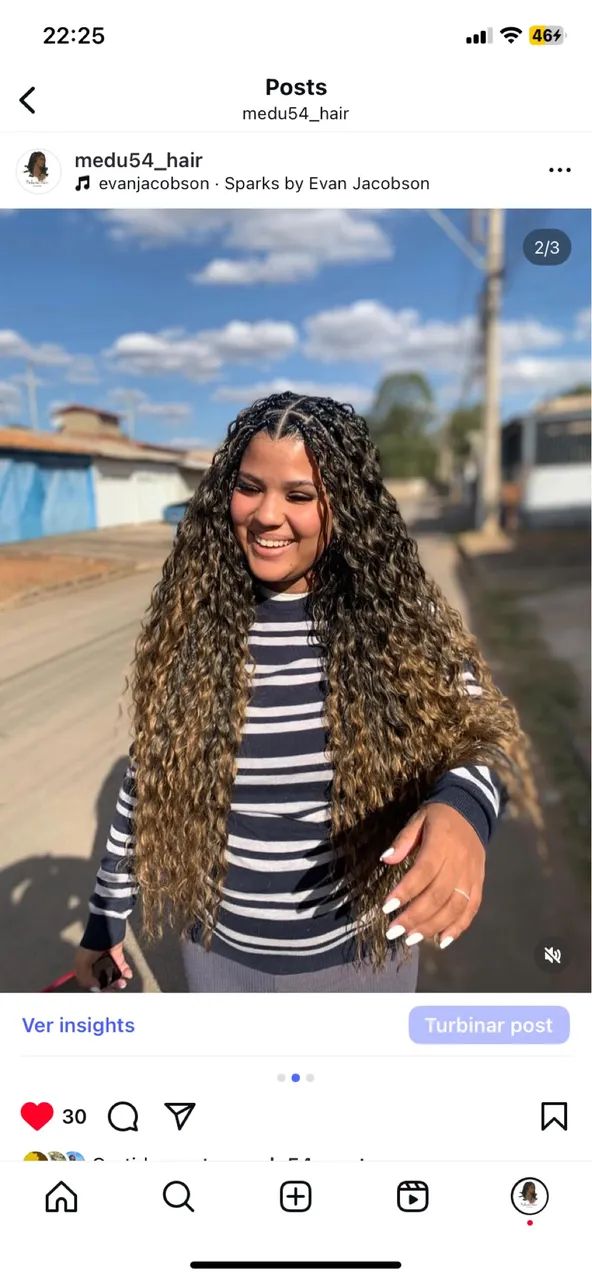 Tranças com cachos  - Foto 4