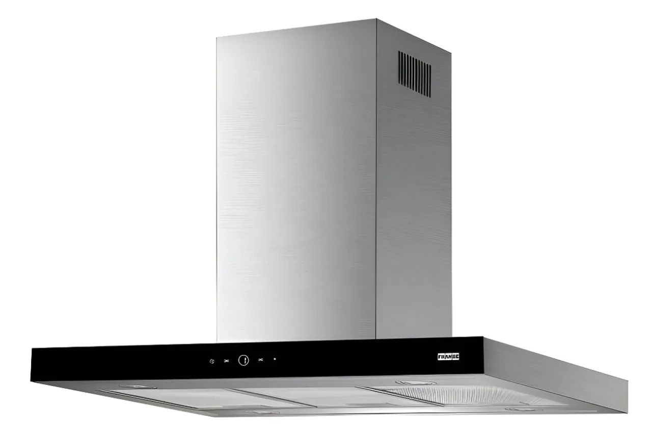 Coifa de Ilha Nova na Caixa 