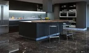 Porcelanato Polido Nero Reale 84 x 84cm Classe A Elizabeth  - Foto 4