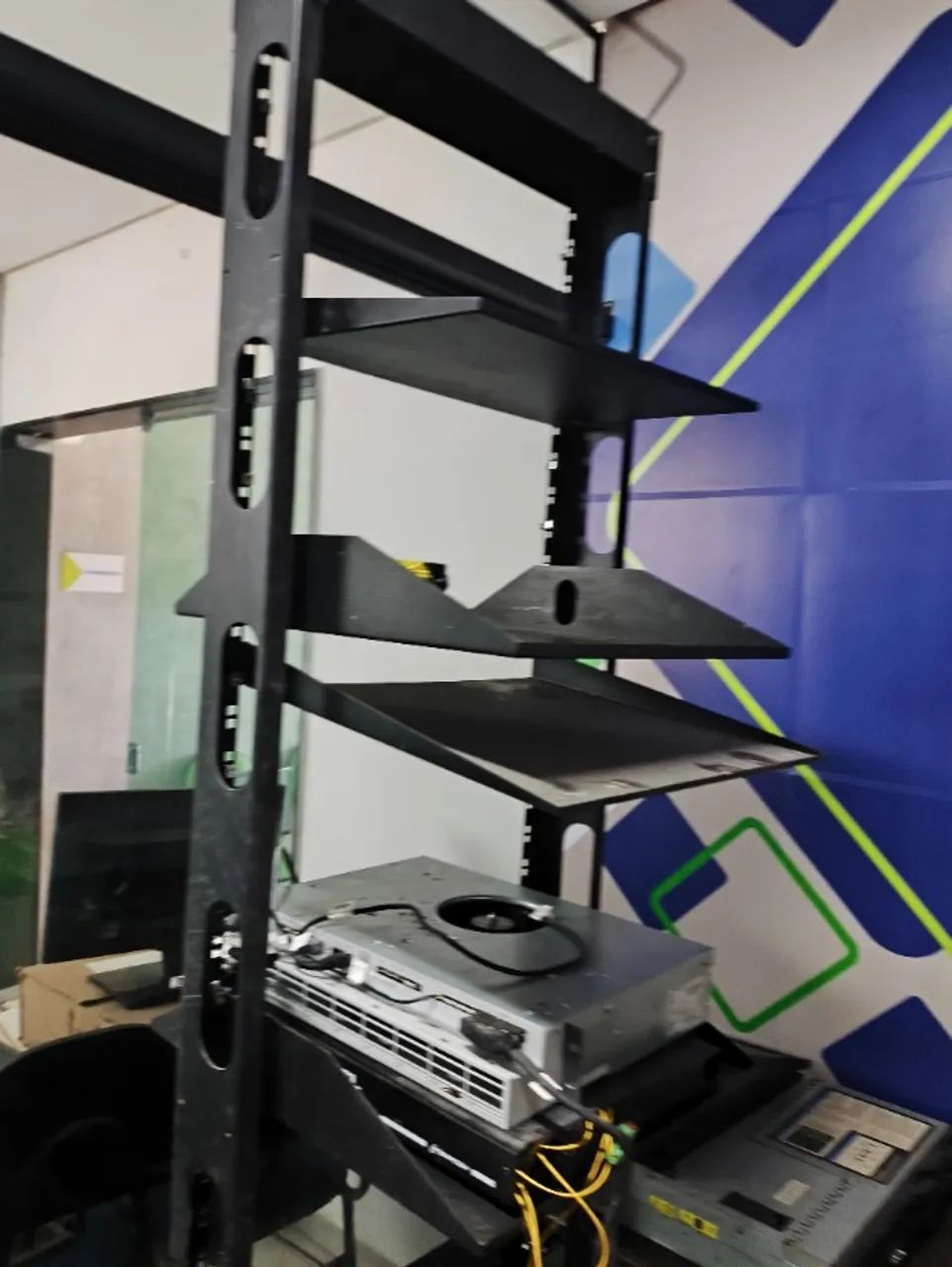 Rack Coluna Aberto 24U Torre 64993724682369122